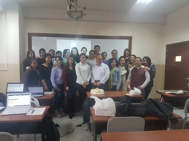 Participantes en un aula de capacitación